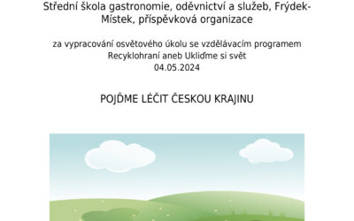 Poděkování za splnění osvětového úkolu