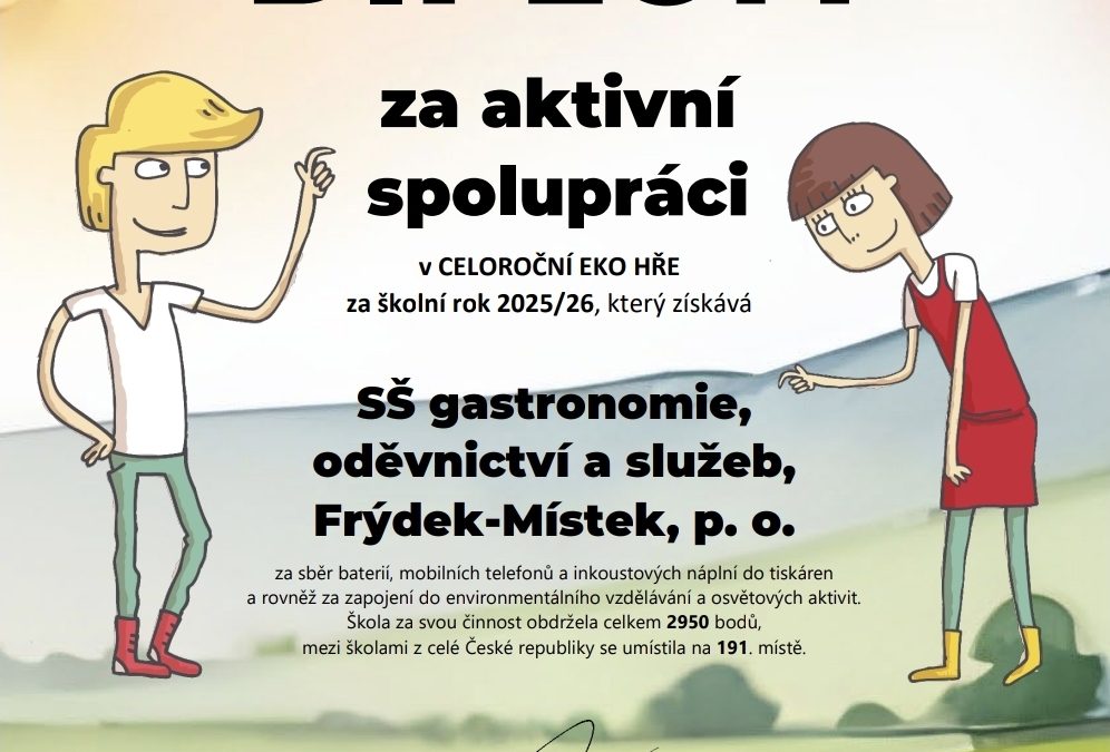 DIPLOM v CELOROČNÍ EKO HŘE